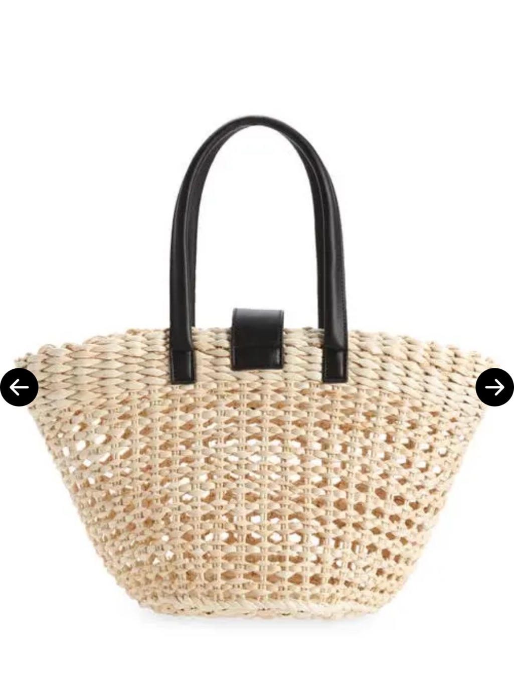Btb Jules Straw Tote
